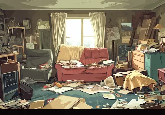 Hoarder House California