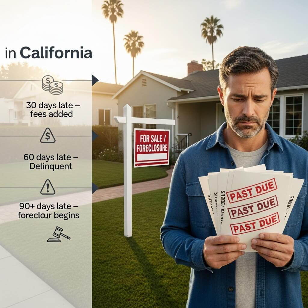 Sell My House 4 Cash - Consequences of Missed Mortgage Payments in California